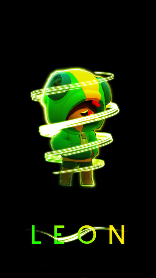 Swirled Leon Brawl Stars Wallpaper