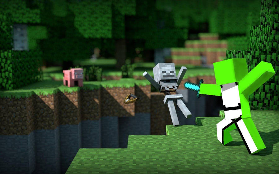 Swordsman Dream Minecraft Wallpaper