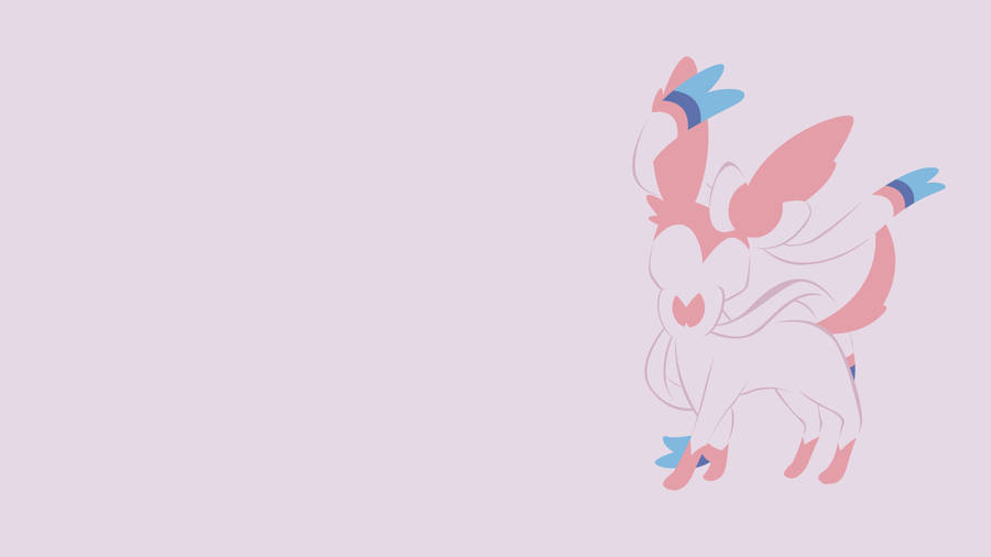 Sylveon, A Fairy-type Pokemon With A Powerful Caring Aura Wallpaper