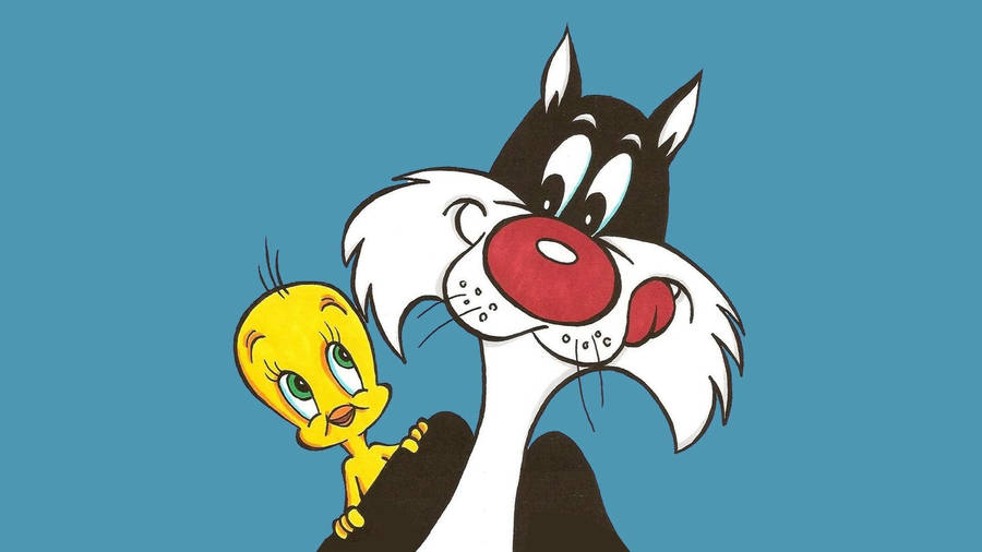 Sylvester And Tweety Art Wallpaper