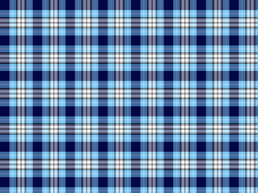 Symmetrical Blue Checkered Pattern Wallpaper