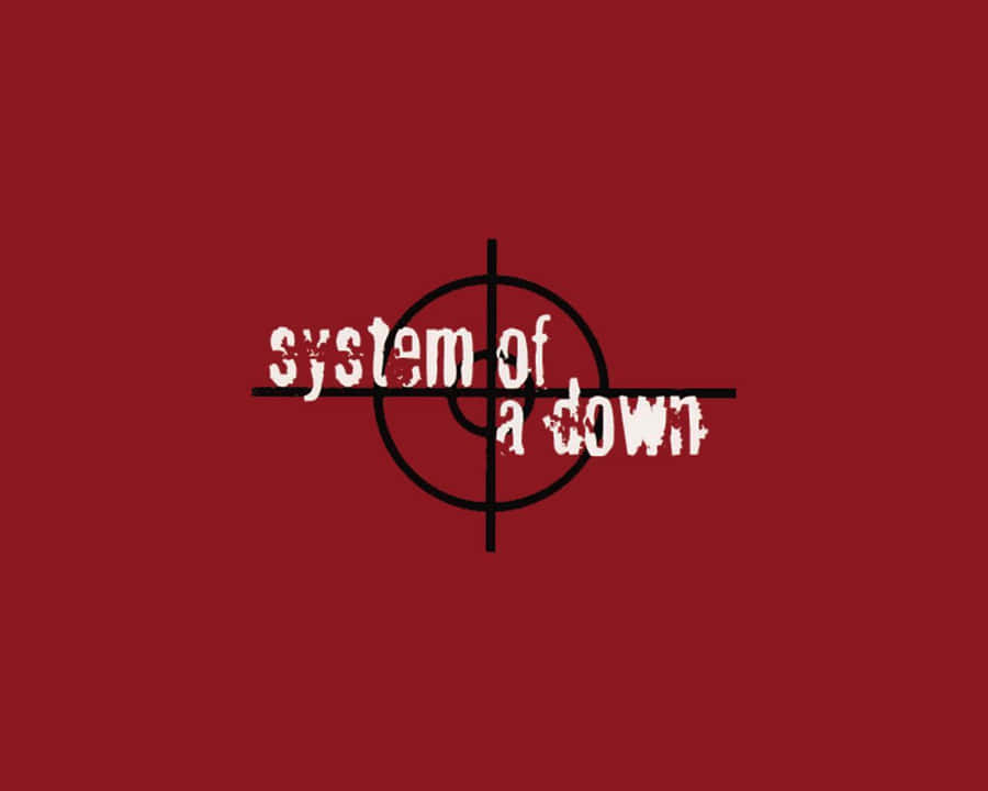 Systemofa Down Logo Red Background Wallpaper