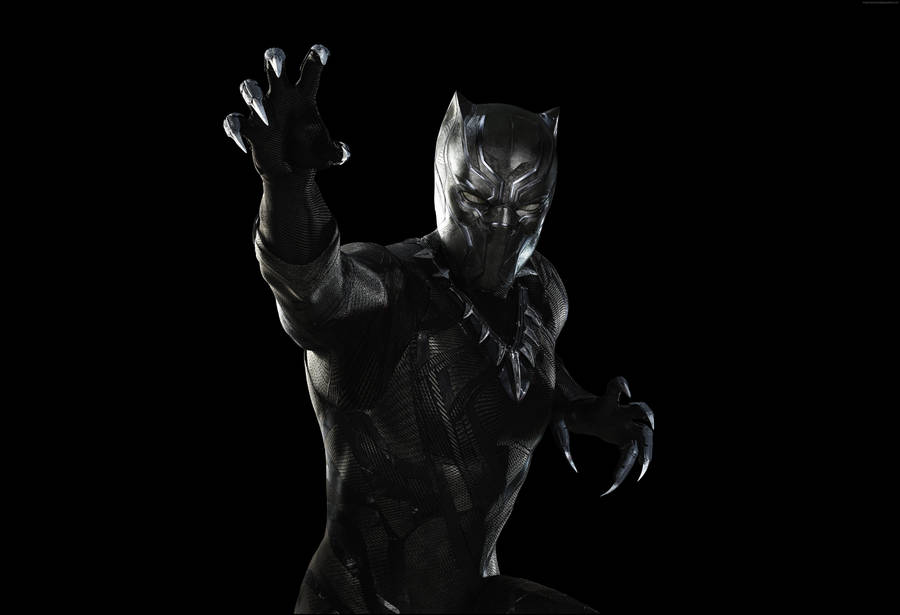 T'challa Suits Up As The Black Panther Wallpaper