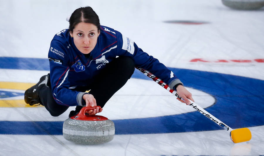 Tabitha Peterson Curling Athlete Wallpaper