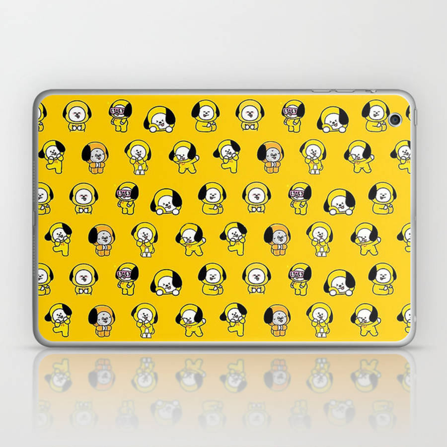 Tablet With Chimmy Bt21 Wallpaper