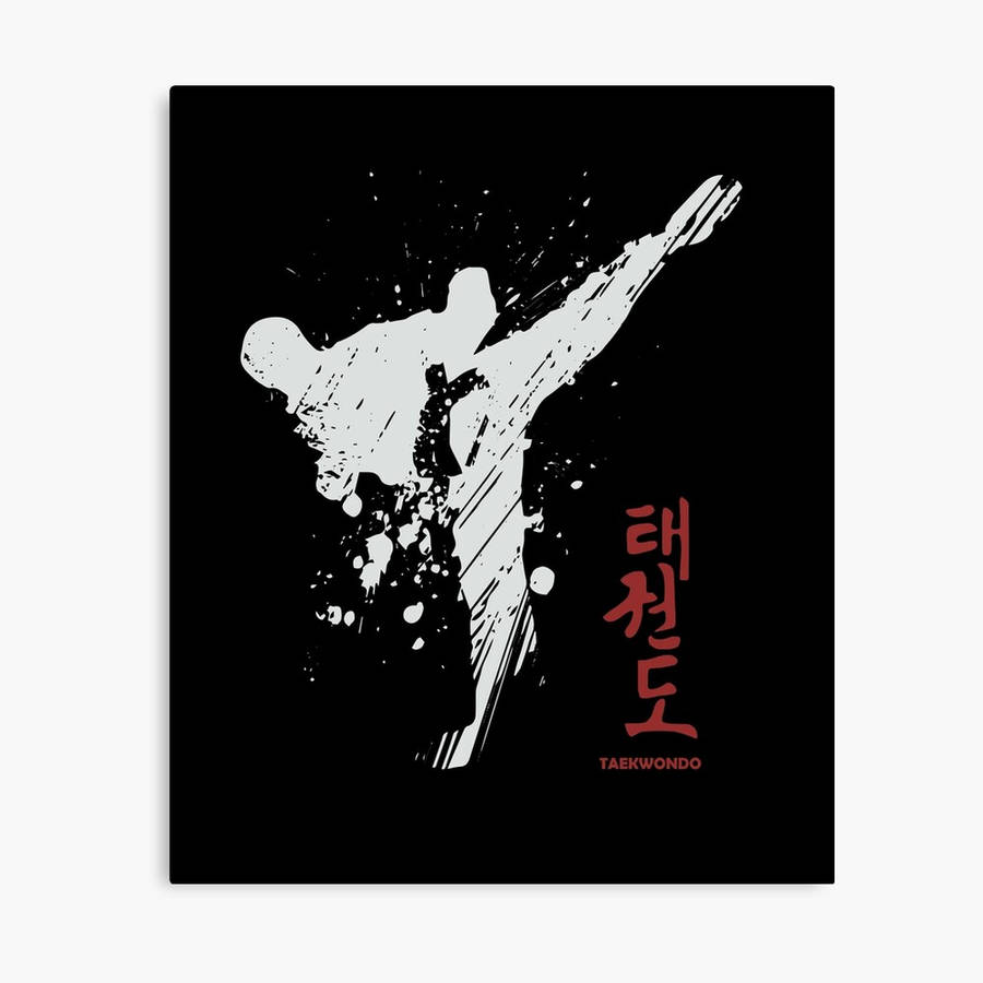 Taekwondo Sport Kick Digital Art Wallpaper