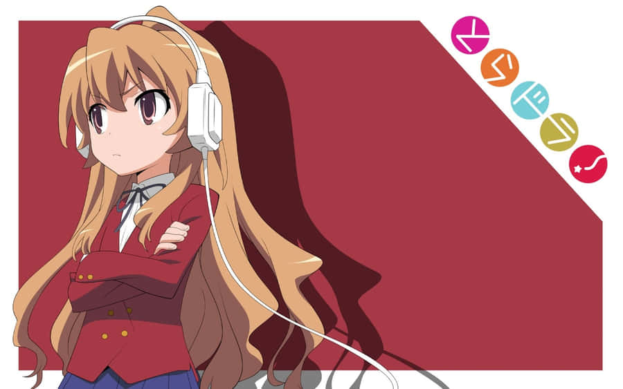 Taiga Aisaka, A Strong-willed High School Student From The Series Toradora! Wallpaper