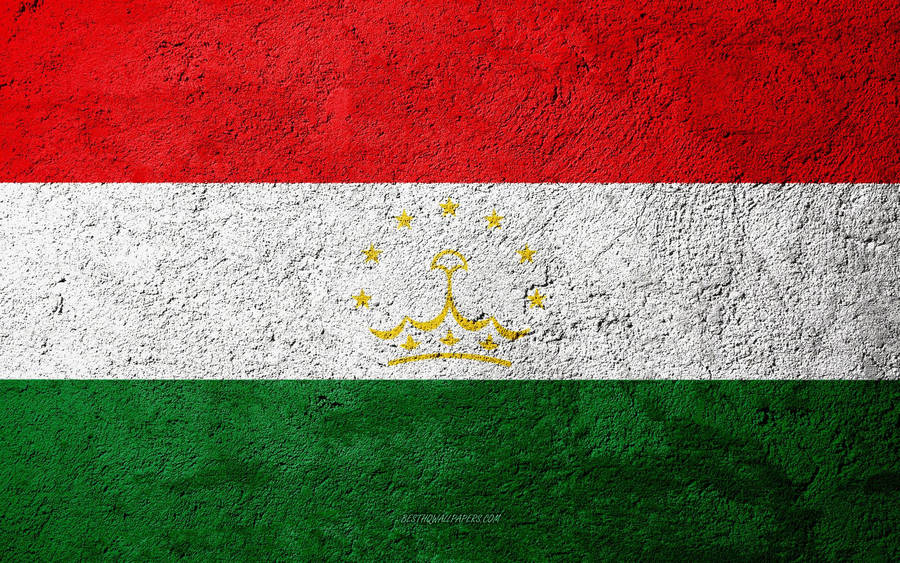 Tajikistan Flag Artwork Wallpaper