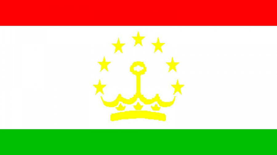 Tajikistan Flag Vibrant Colors Wallpaper