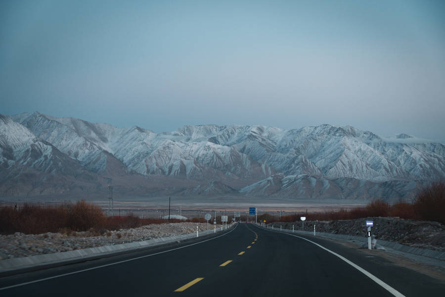 Tajikistan Gloomy Weather Wallpaper