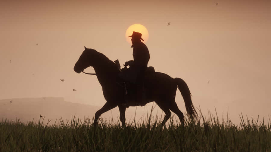 Take A Journey To The Wild West With Red Dead Redemption 4k Wallpaper