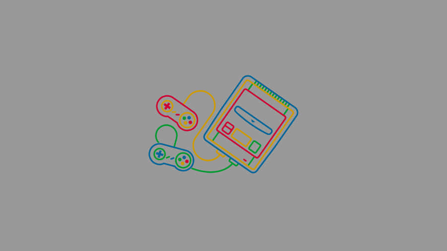 Take A Step Back In Time With This Classic Minimalist Retro Look. Wallpaper