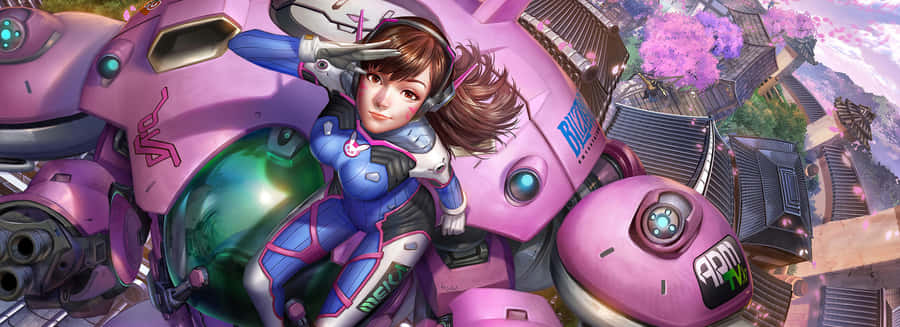 Take Control Of The Battlefield With Overwatch Dual! Wallpaper