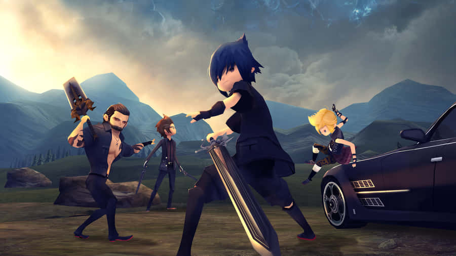 Take On Adventures In The Vast World Of Final Fantasy 15 Wallpaper