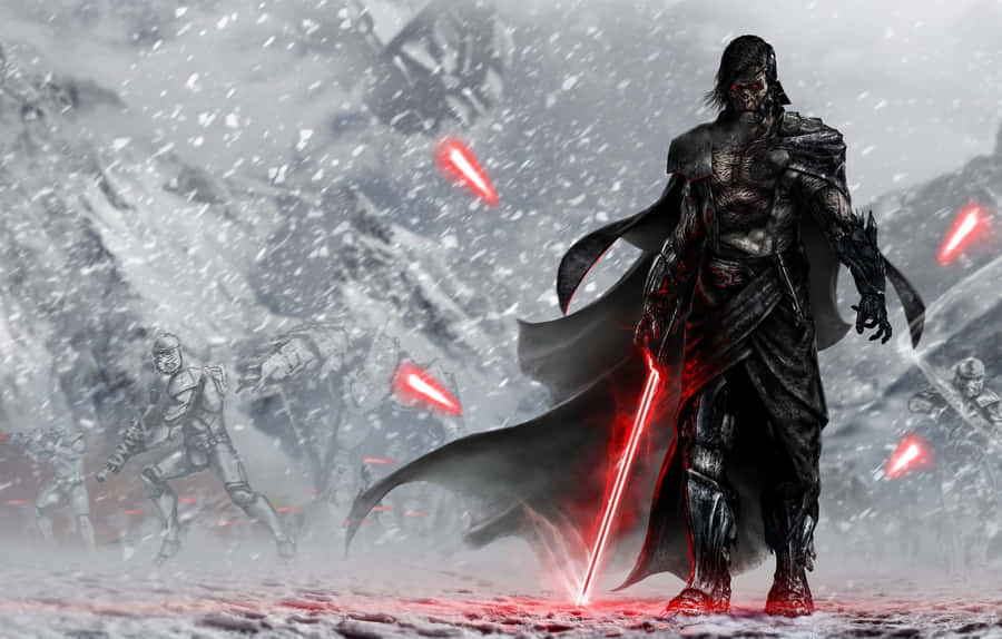 Take The Challenge And Join The Sith Lords Wallpaper