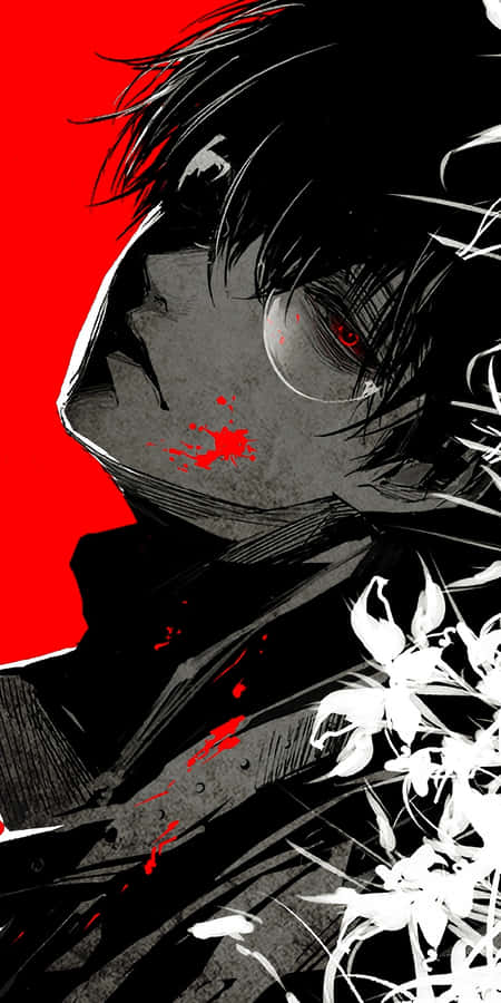 Take The Latest Kaneki Phone To Stay Connected On The Go. Wallpaper