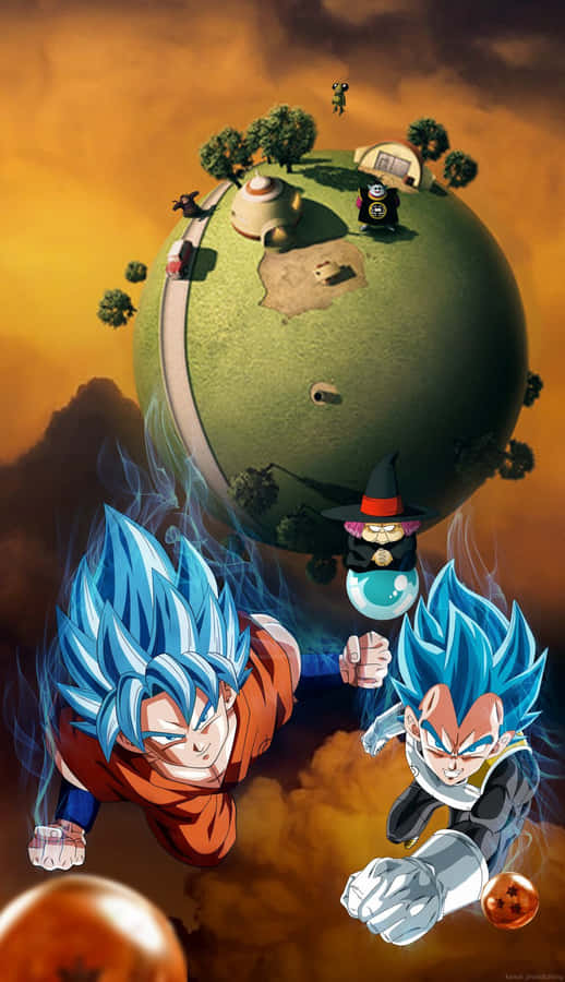 Take Your Dragon Ball Experience To The Next Level With This Dragon Ball Iphone Wallpaper Wallpaper