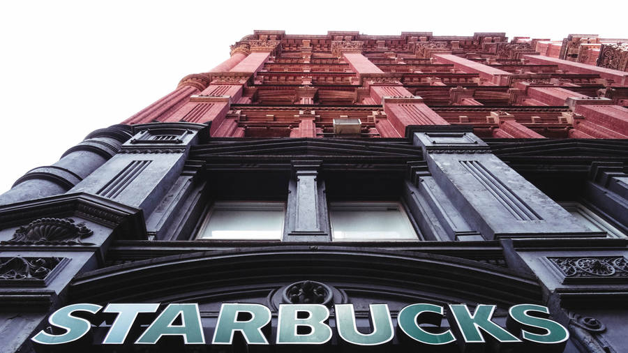 Tall Starbucks Building Wallpaper