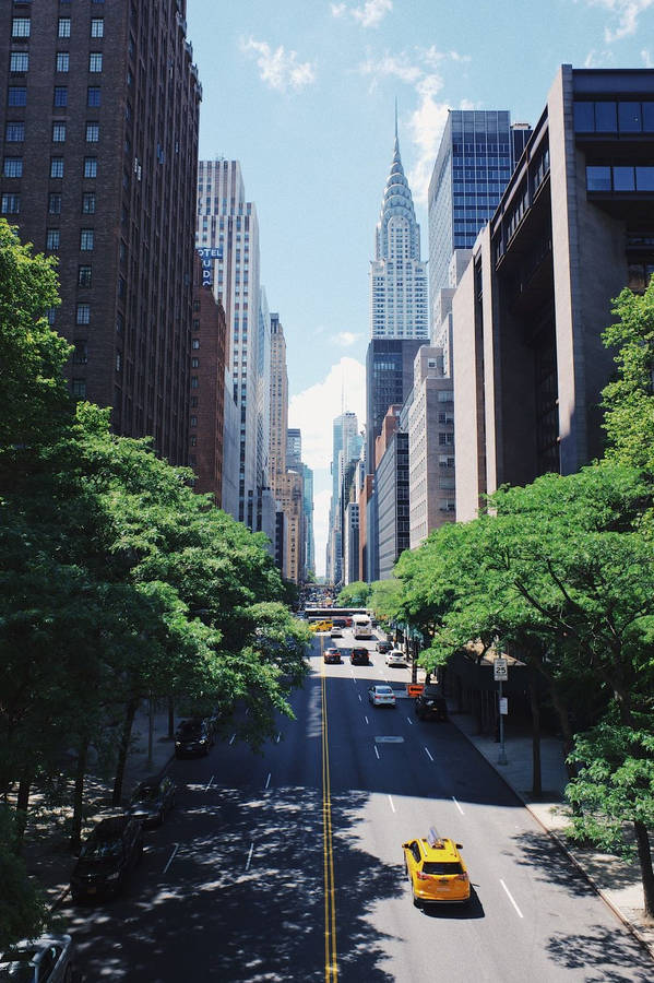 Tall Structures And New York Skyline Wallpaper