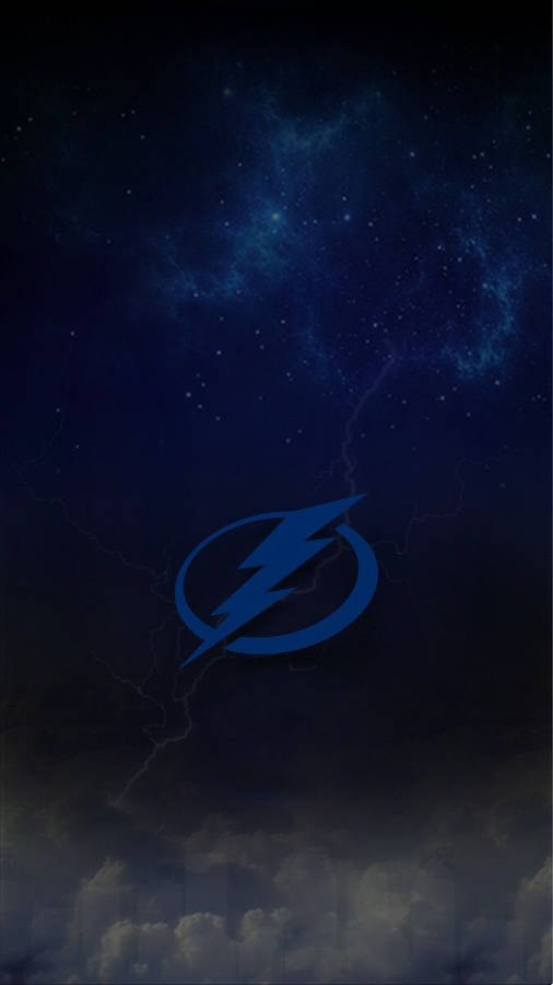 Tampa Bay Lightning In Blue Clouds Wallpaper