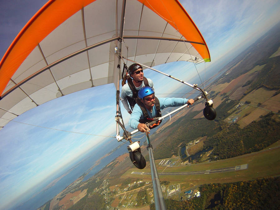 Tandem Hang Gliding Kitty Hawk Kites School Wallpaper