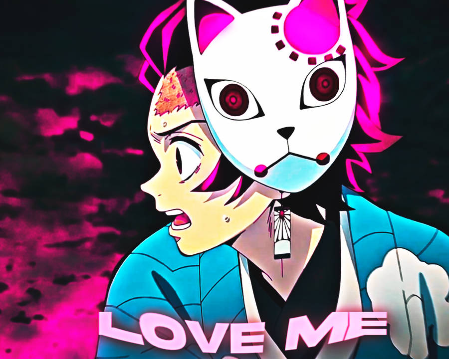 Tanjiro Mask Demon Slayer Pfp Wallpaper