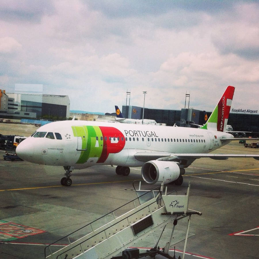 Tap Portugal Plane Airway Wallpaper