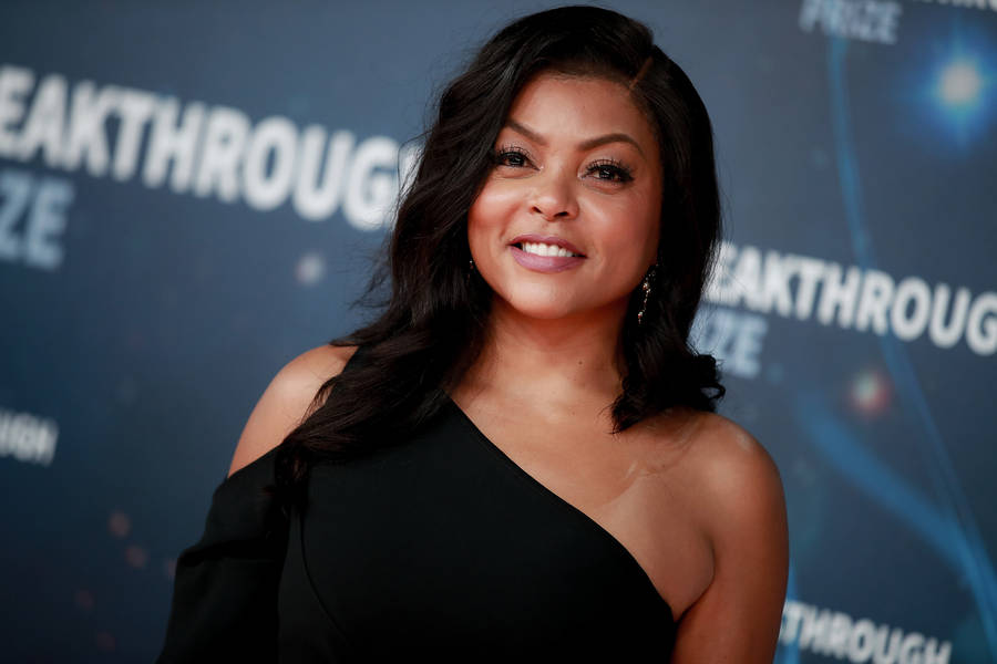 Taraji P. Henson Off-shoulder Dress Wallpaper