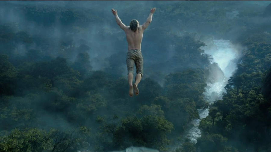 Tarzan Flying Out Wallpaper