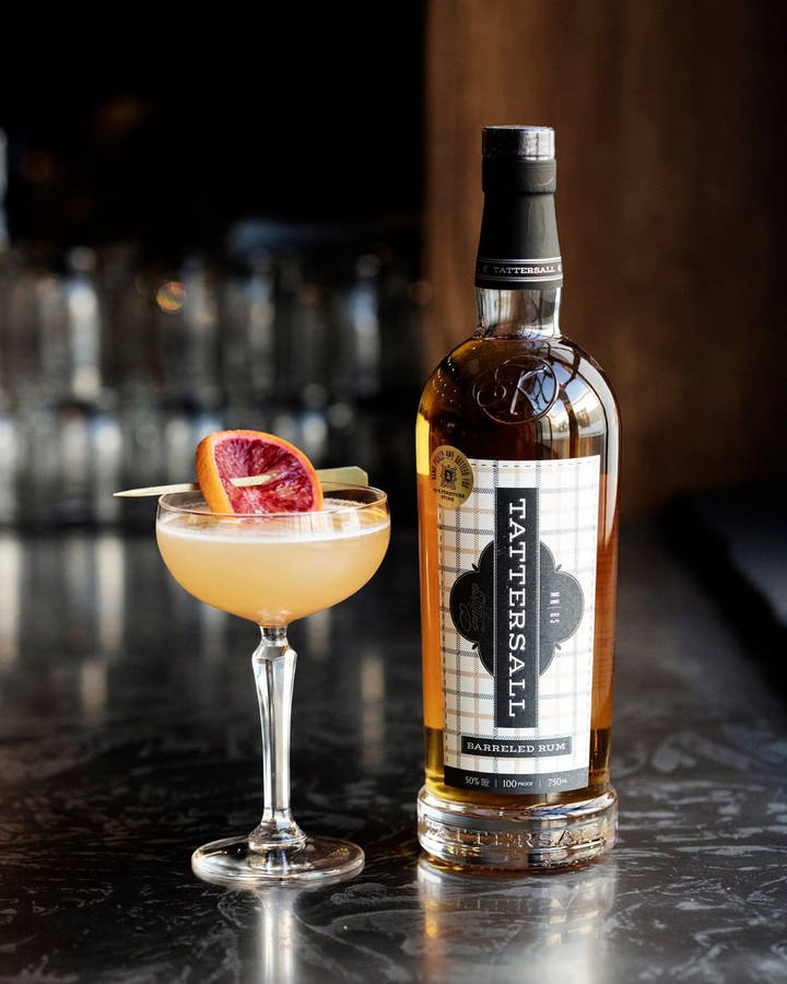 Tattersall Distilling Grapefruit Signature Cocktail Wallpaper