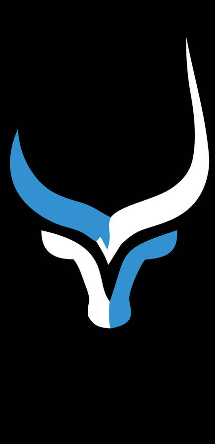 Taurus Blue White Bull Wallpaper