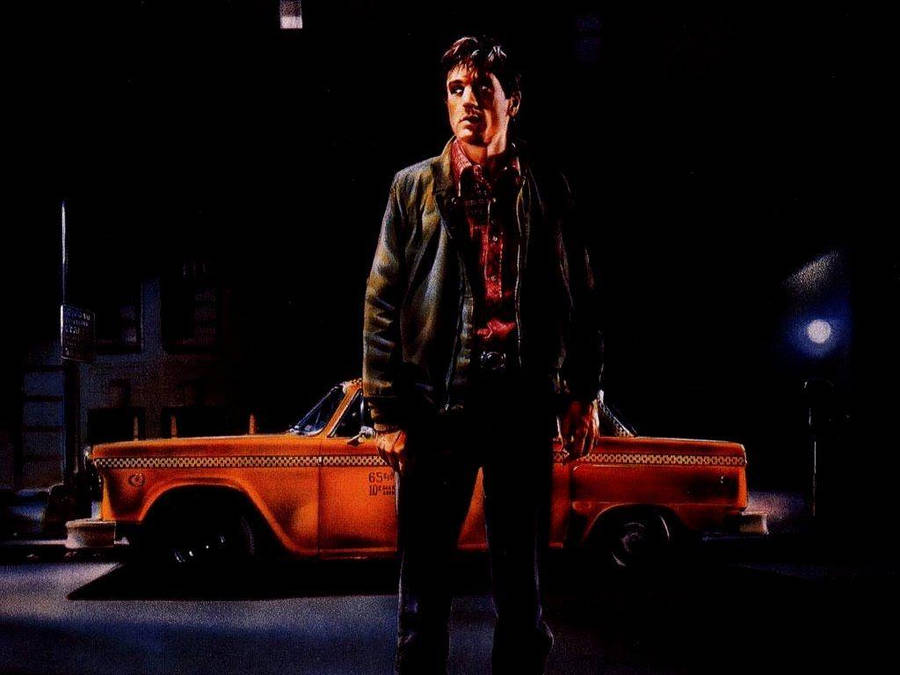 Taxi Driver Thriller Movie Scene Wallpaper