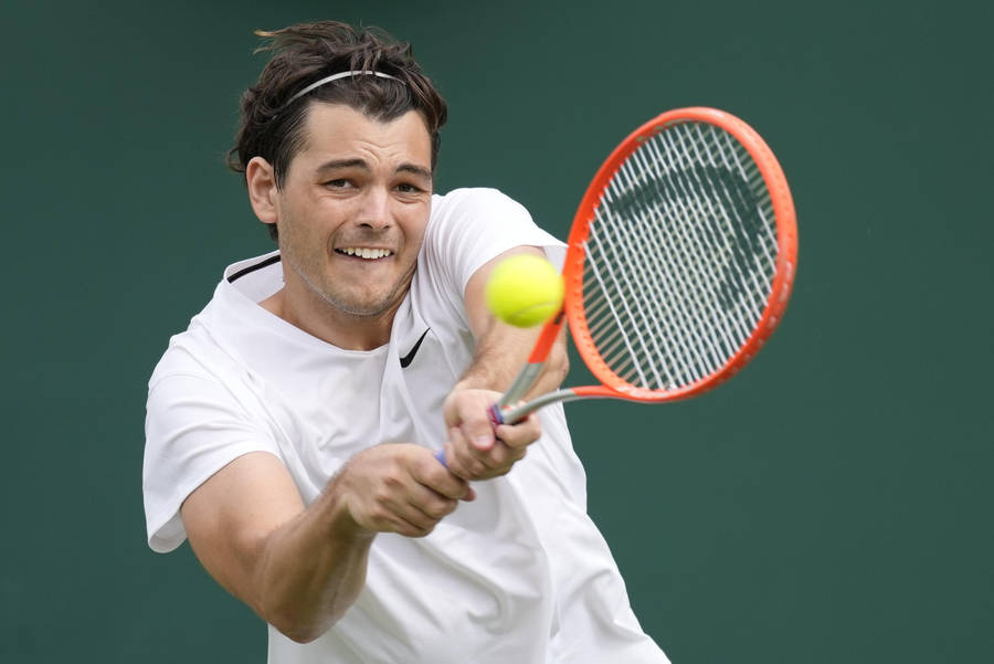 Taylor Fritz Wearing A Headband Wallpaper