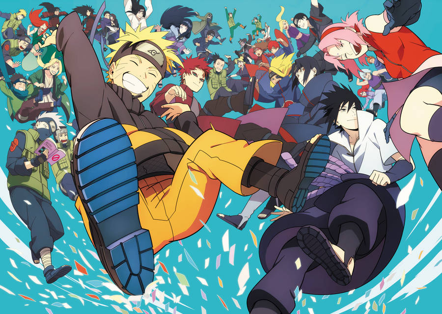 Team 7 Naruto Characters Wallpaper