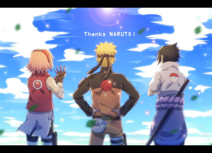 Team 7 Naruto - Friendship Is Power Wallpaper