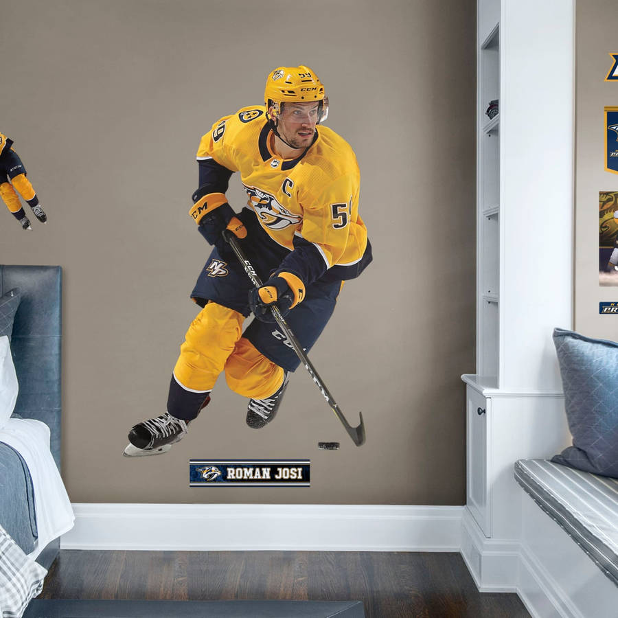 Team Captain Roman Josi Fan Art Wallpaper