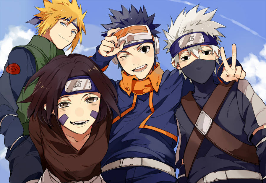 Team Minato Obito Wallpaper