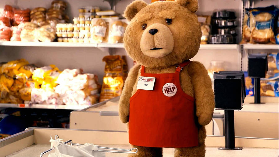 Ted As Cashier Wallpaper
