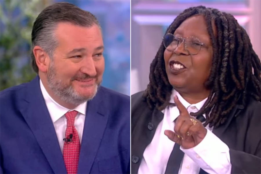 Ted Cruz Interviewed By Whoopi Goldberg Wallpaper