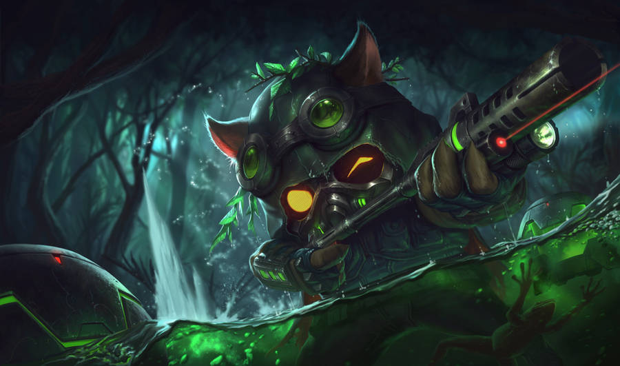 Teemo Cool League Of Legends Champ Wallpaper