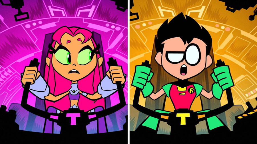 Teen Titans Robin And Starfire Wallpaper