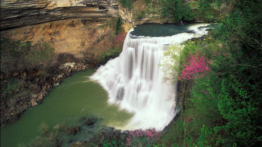 Tennessee Burgess Falls Wallpaper