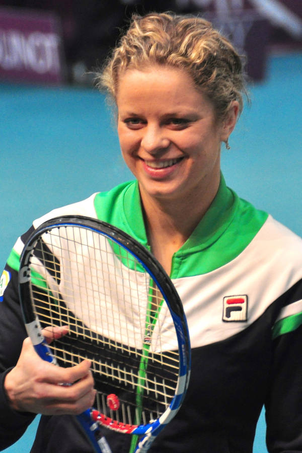 Tennis Game Star Kim Clijsters Wallpaper