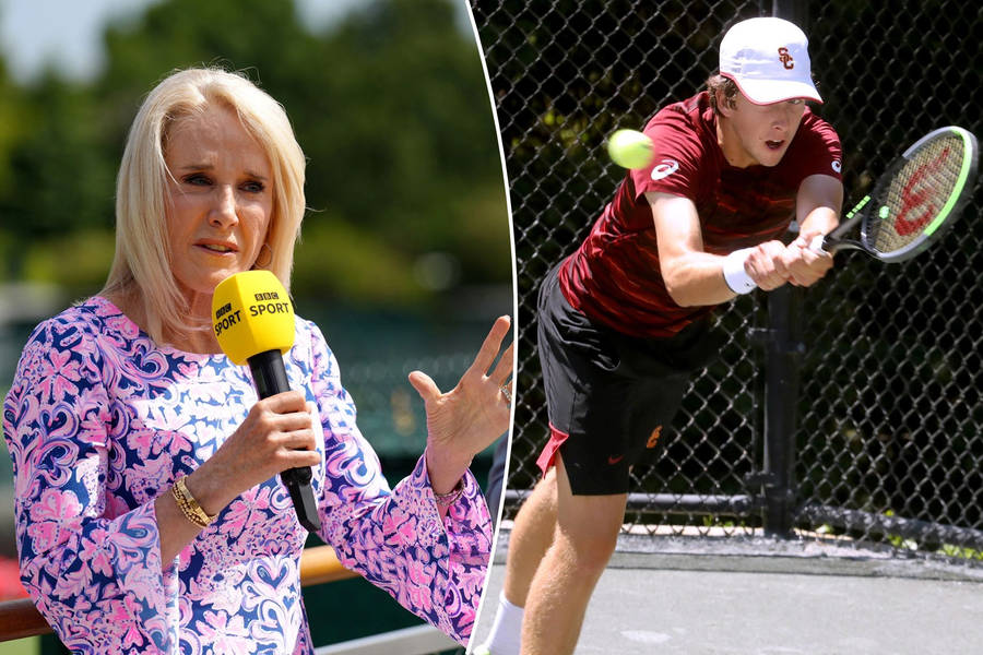 Tennis Legend Tracy Austin Speaking At An Event Wallpaper