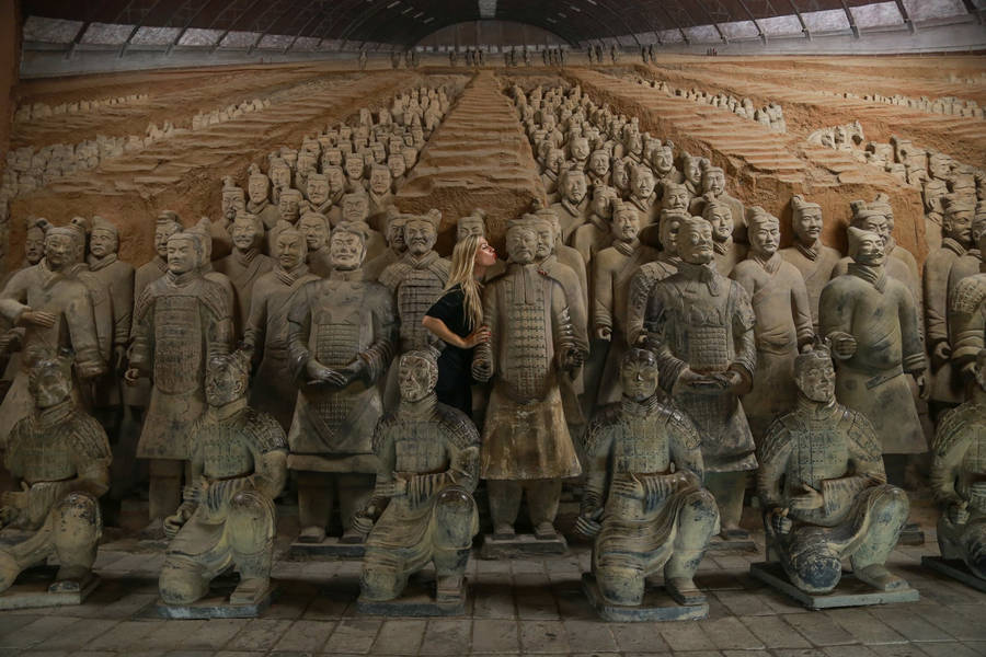 Terracotta Warriors In Xian Wallpaper