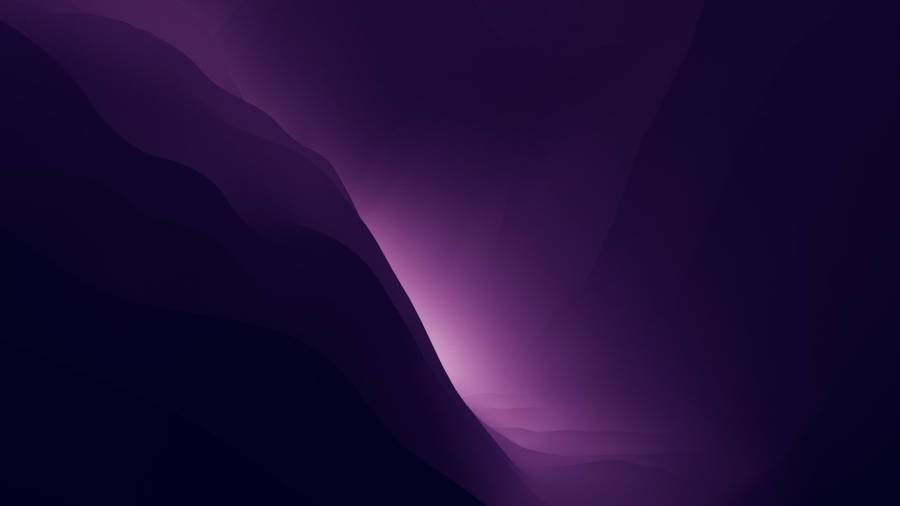 Terrains Purple Light Macos Monterey Wallpaper
