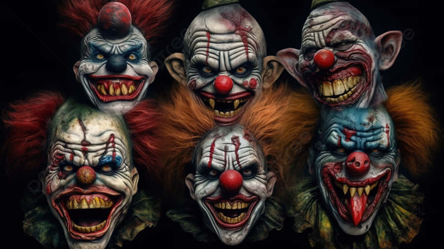 Terrifying_ Clown_ Faces_ Collection.jpg Wallpaper