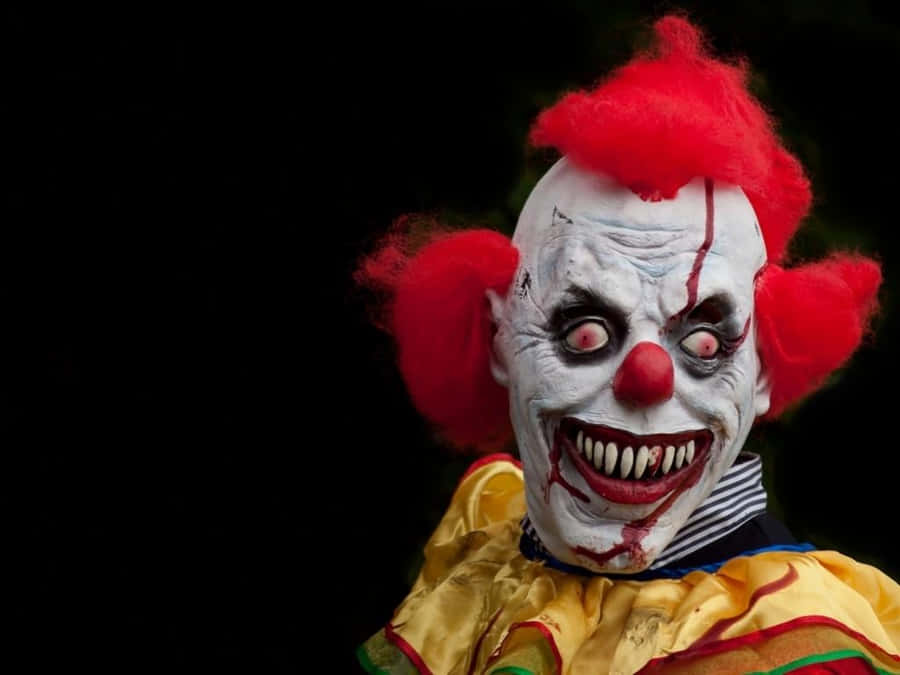 Terrifying Clown Portrait Wallpaper