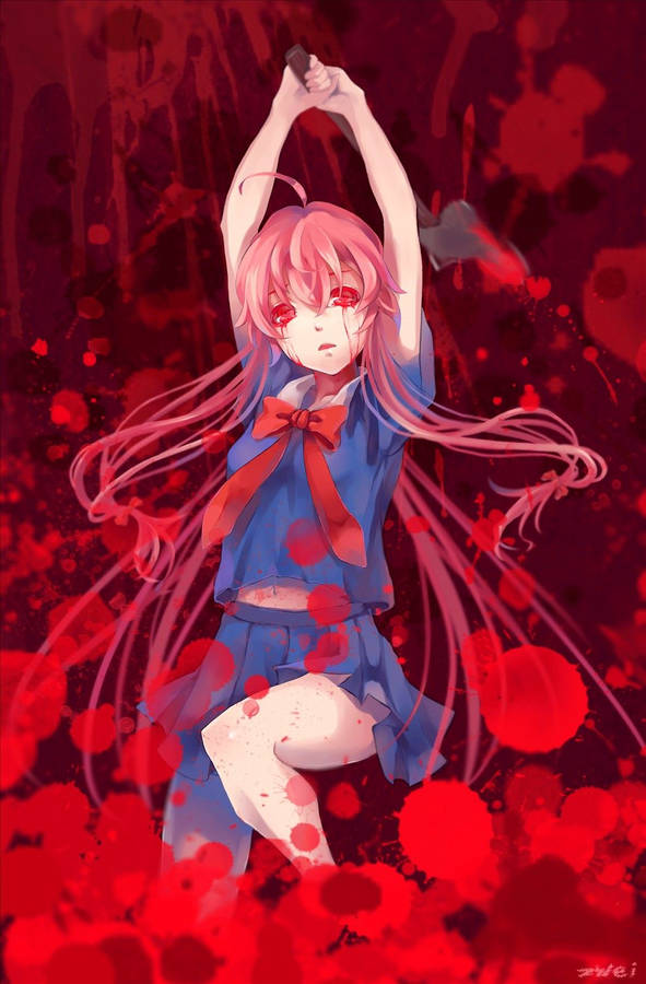 Terrifying Yuno Gasai Wallpaper