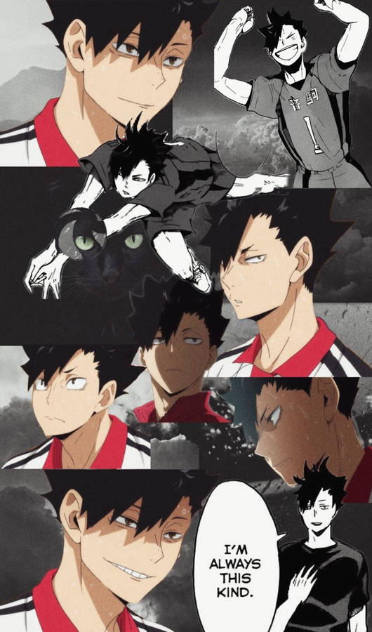 Tetsuro Kuroo Comic Scene Wallpaper